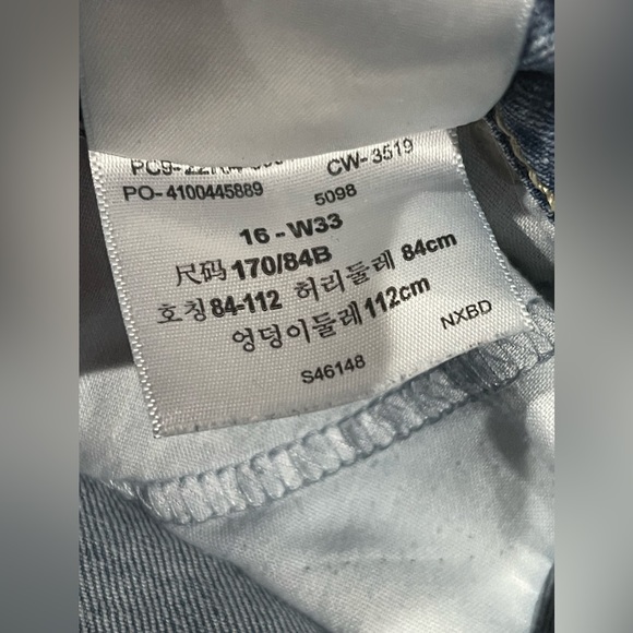 Denizen from Levi’s High-Rise Distressed Shorts Women’s Size 16 - Picture 6 of 9